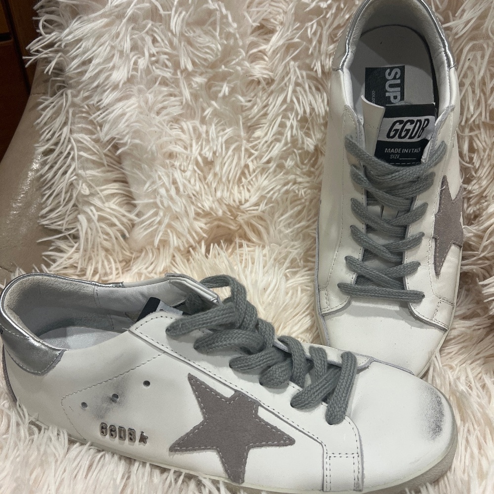 Grey Star Sneakers